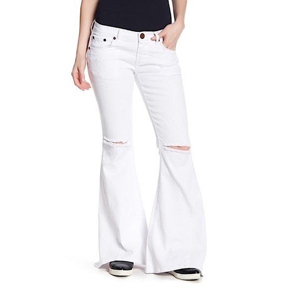One Teaspoon Luxe White Marine Jeans, Sz. 27 - Picture 2 of 7